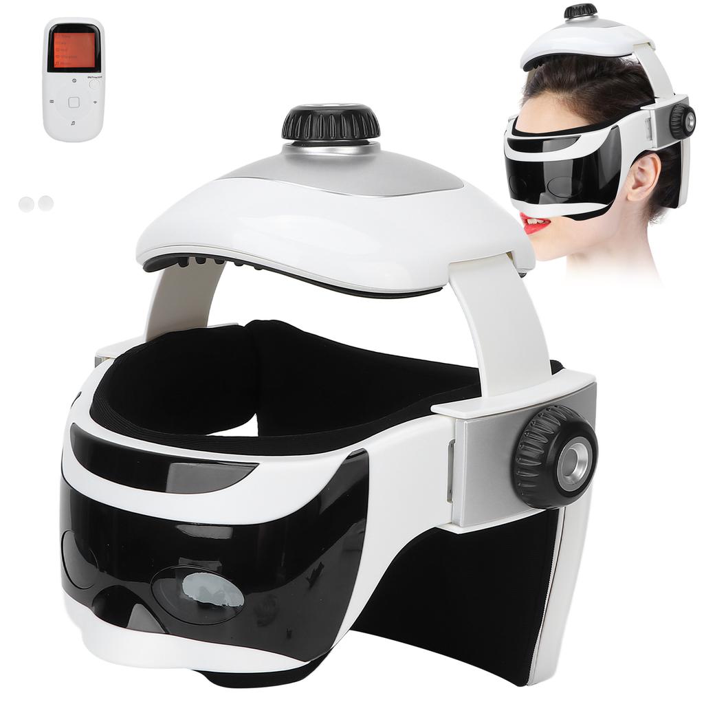 Elektrisk Hodemassasjeapparat Multifunksjonelt Lufttrykk Varmekompress Hodemassasjemaskin