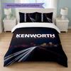 Set Biancheria da Letto Kenworth Stampa 3 Pezzi Copripiumino con Due Federe Biancheria da Letto Morbida per Camera da Letto Domestica