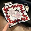 New silk satin 71 * 71 square scarf versatile foreign style simulation silk scarf middle-aged and elderly decorative scarf neck protection silk scarf