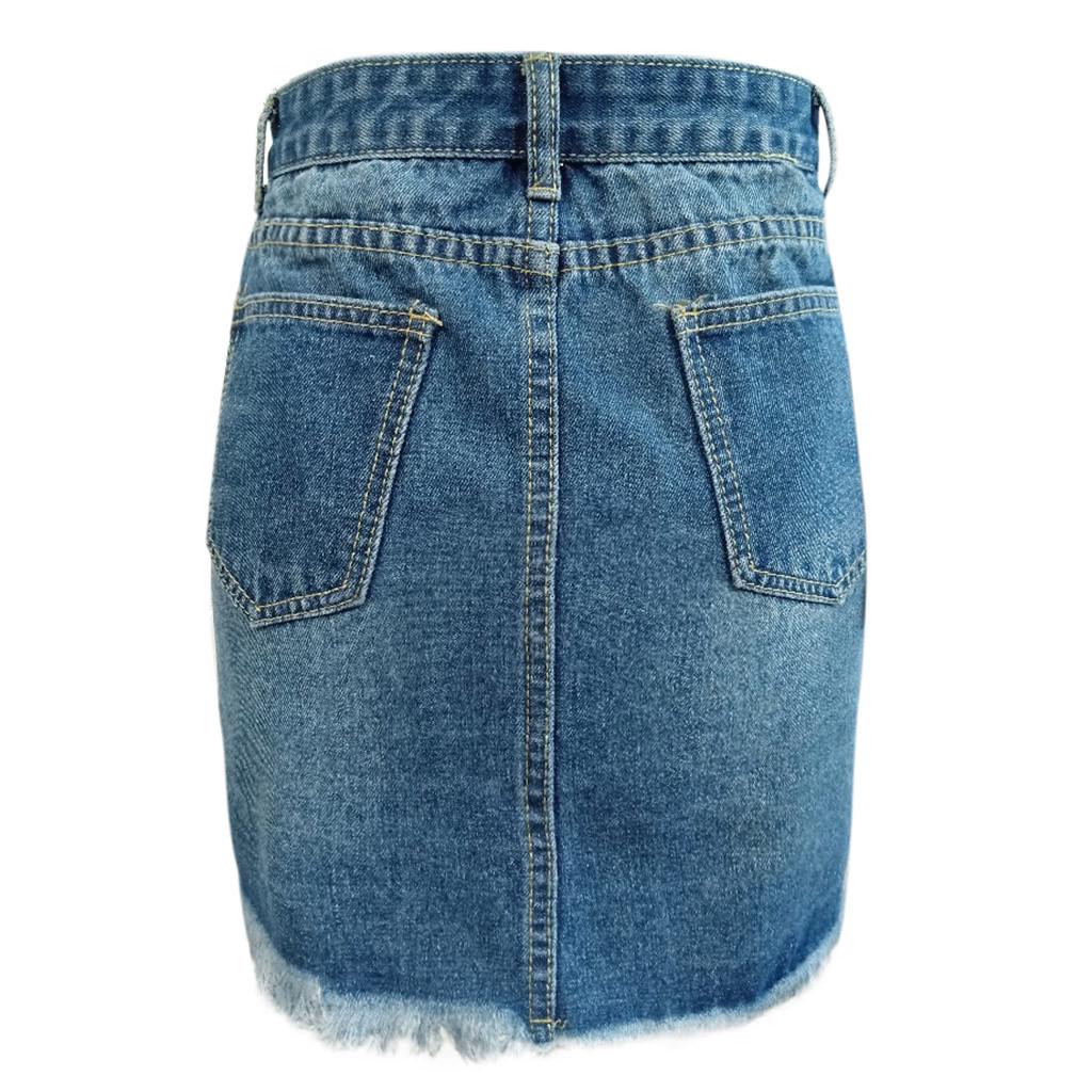Summer Plus Size Shorts Women's Denim Mini Skirt Women's Skirt