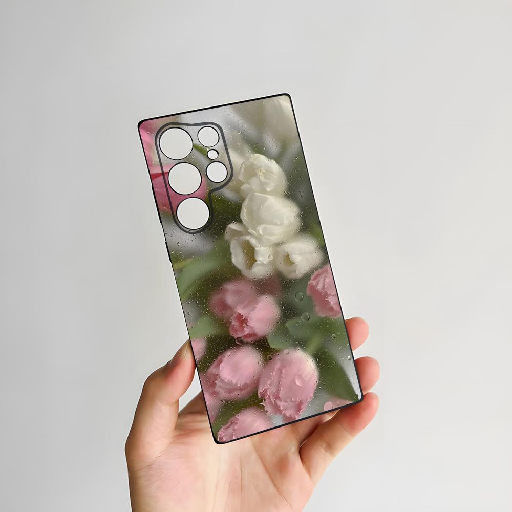 Flowers Phone Case For Samsung A25 A13 A33 5G A54 A36 A35 A56 A52 A14 Shockproof Soft Cover