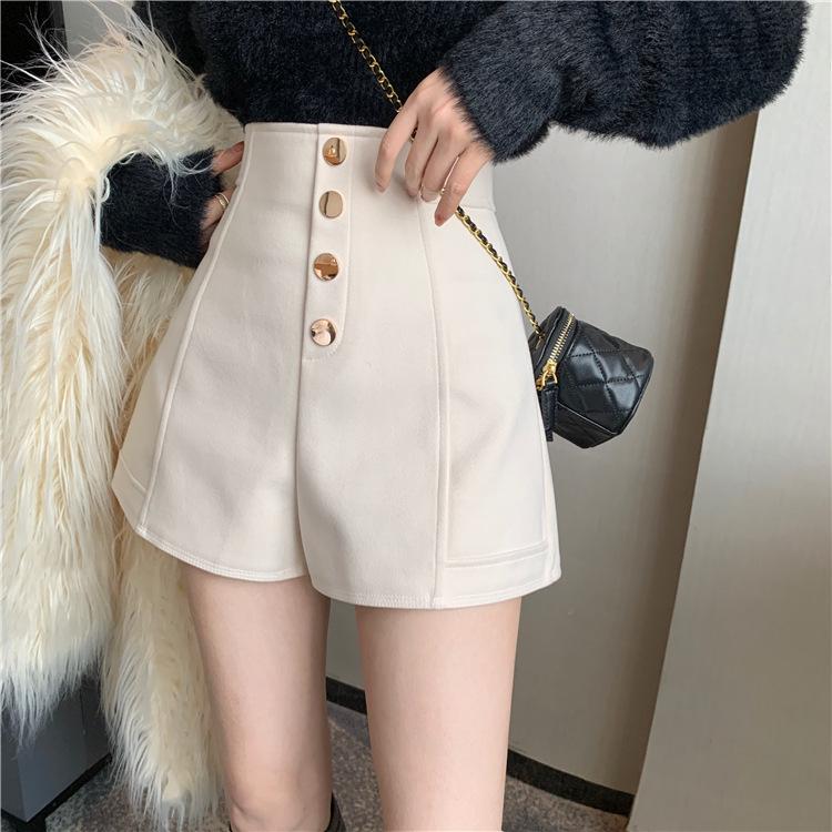 

Women s 2023 High-Waist Slimming Wide-Leg A-Line Shorts L