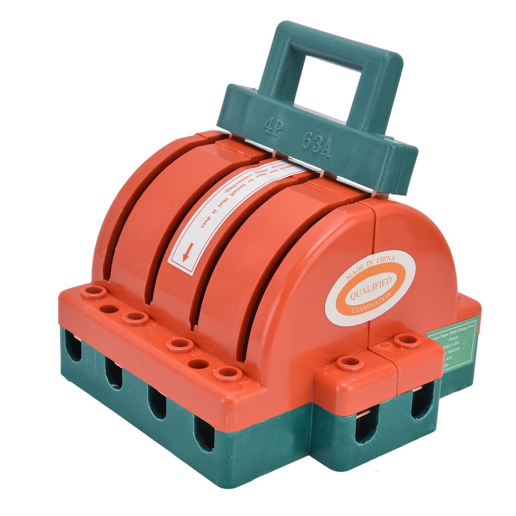 4P 63A 380V Disconnect Knife Switch Double Throw Knife Safety Disconnect Switch for Industrial