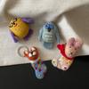 Dog Wool Felt Animal Pendant Bird Cartoon Keychain Cute Rabbit Keyring  Couple