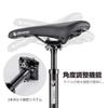 GEWAGE Bicycle Seatpost with 400mm Black Suspension, 27.2mm Diameter, Length, Aluminum, (GE-P003)