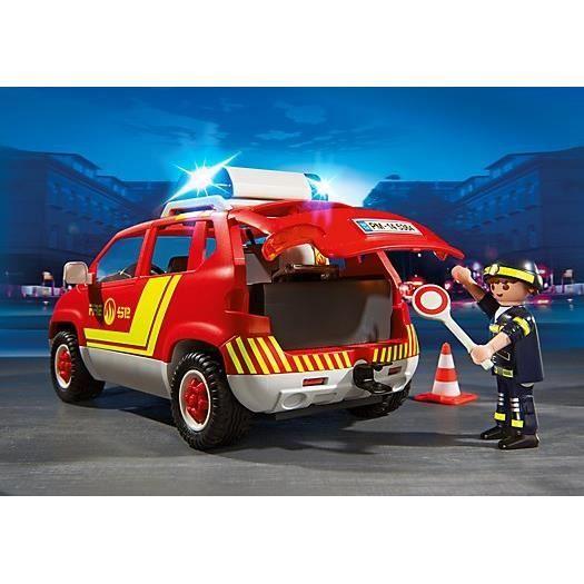 PLAYMOBIL - City Action - Zásahové vozidlo se sirénou - Hasiči - Hasičské auto