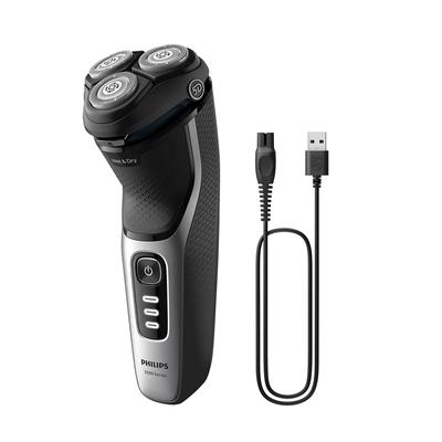 Shaver S3216/12 Electric Shaver Dynamic Motor Automatically Adjusts Power To Reduce Hair Pulling for a More Comfortable Shave