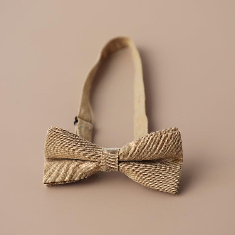 New Cotton Bow tie Kids Bow ties Boy Girls Bow knot Adult Solid Color Bow Ties Cravats Party Bowties For Children Gifts