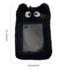 Plush Photocard Holder Rabbit Bear Photo Card Holder with Keychain Bag Pendant