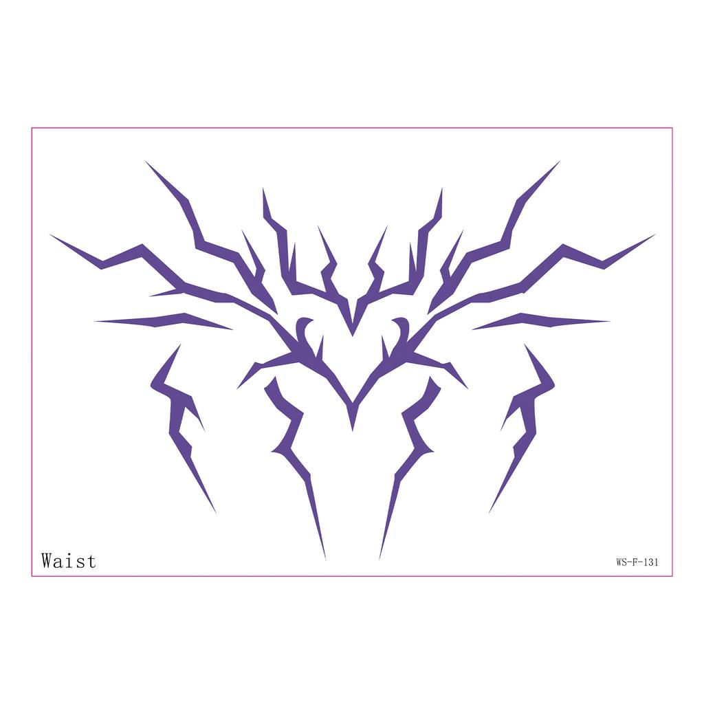Witch Hunters KPop Demon Hunters 2D Cartoon Anime Cos Tattoo Stickers
