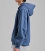 Button Seoul Two-Way Cotton Zip-Up Hoodie (Navy)