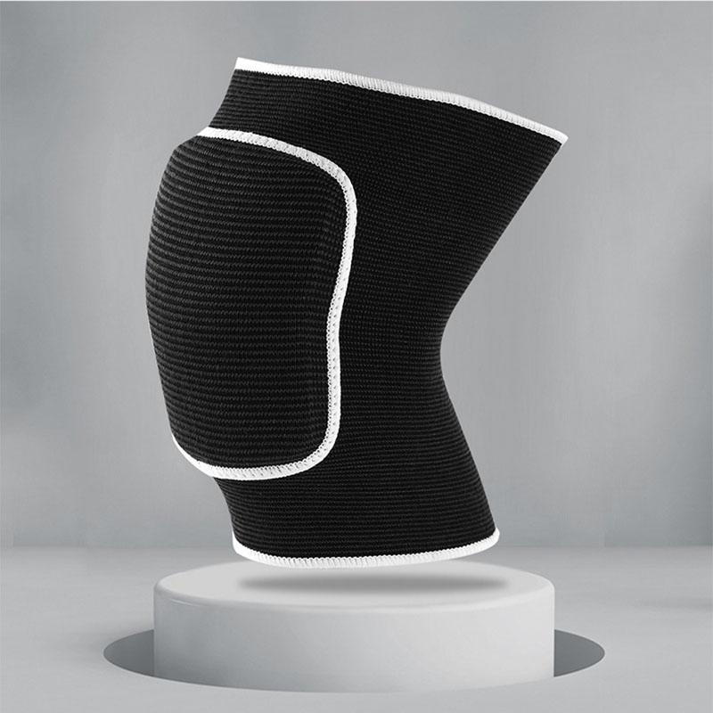 

Дышащие спортивные наколенники, губчатая подкладка, универсальный размер, для баскетбола, велоспорта, йоги, защита суставов, для мужчин и женщин M чёрный
