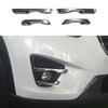 For Mazda CX-5 CX5 2012 2013 2014 2015 2016 Car Front Fog Light Lamp Detector Frame Stick Styling ABS Chrome Cover Trim Eyebrow
