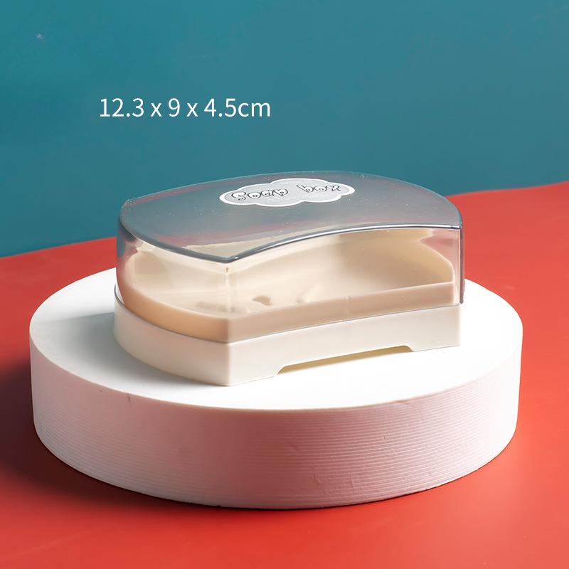 

The Soap Box Is A Large Water-draining Soap Rack A Non-water-accumulating Soap Box and Is Wall-mounted 12*8.5 *4.3 бежевый