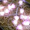 10Led/20Led/30Led Dragoste în formă de inimă Baterie Led șir Lumini zâne Lampă de noapte Crăciun Weddi