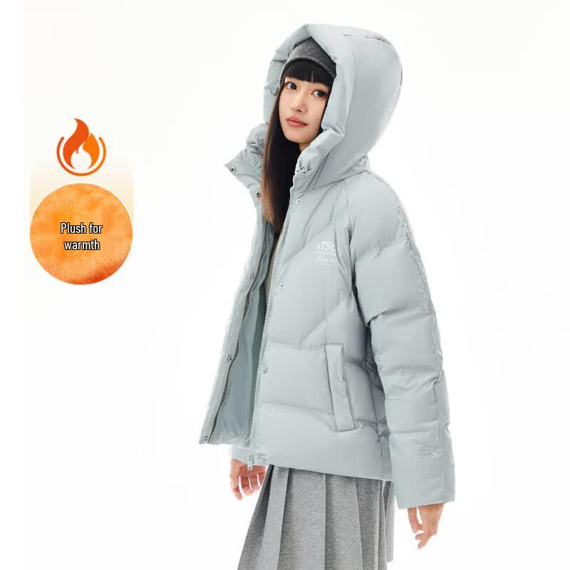 Anta Women's Water-Repellent Hooded Padded Duck Down Jacket