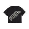 Powershorts T-Shirt Round Neck Pullover Short Sleeve Kids Tops Black 679853-01