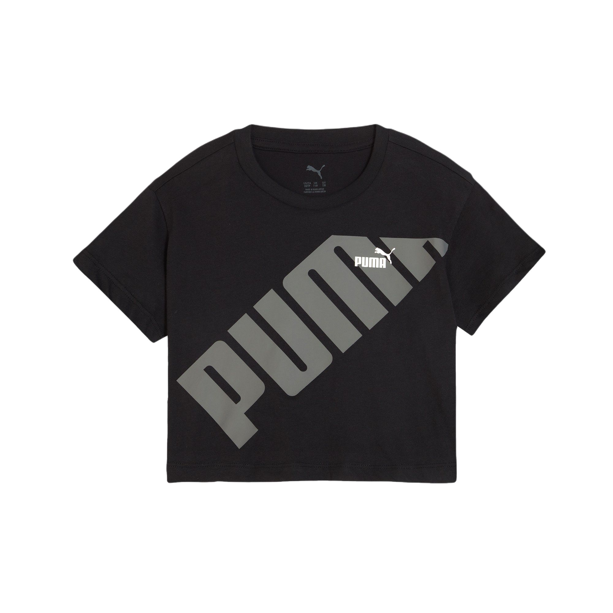 PUMA POWERSHORTS T Shirt Black 01 Teenagers 679853-01 140