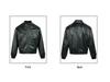 Men's Retro Litchi Pattern PU Leather Winter Motorcycle Jacket