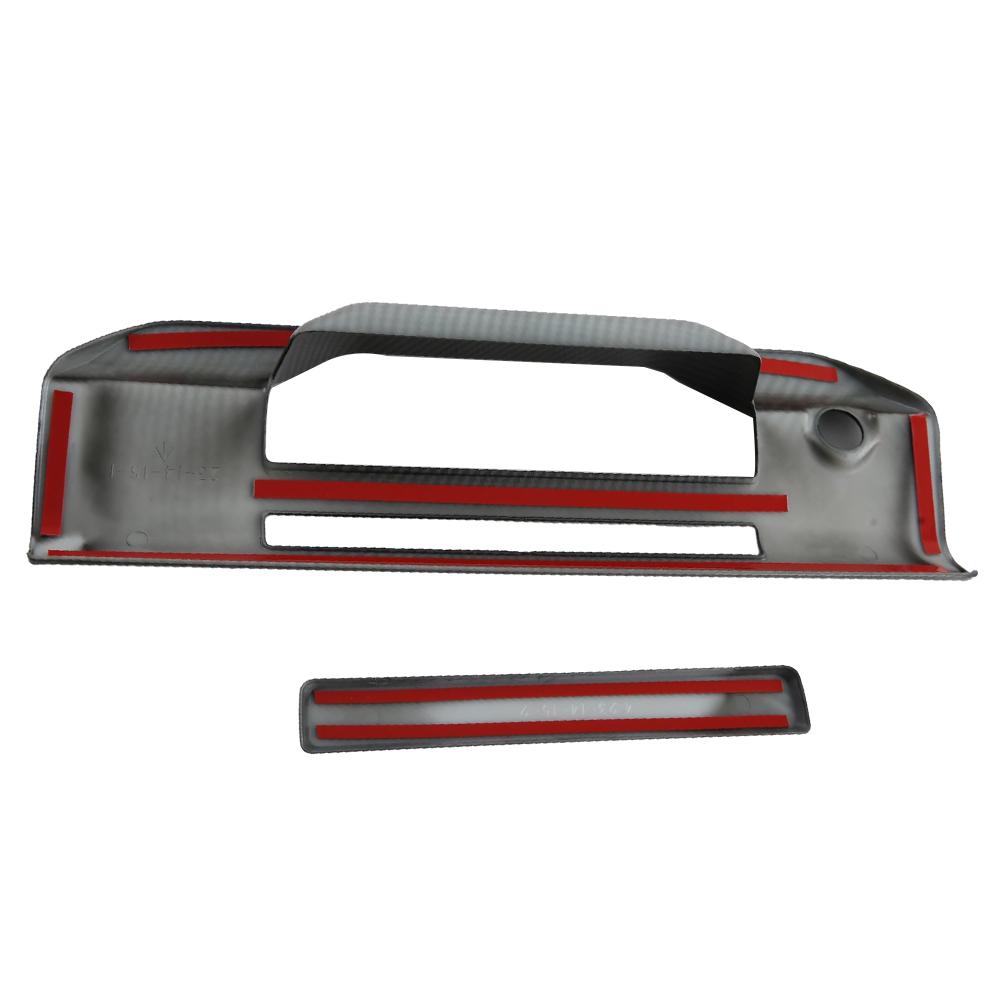 4pcs Carbon Fiber Rear Trunk Tailgate Lid Cover Trim For Ford Ranger 2024 2024 Car Accessories