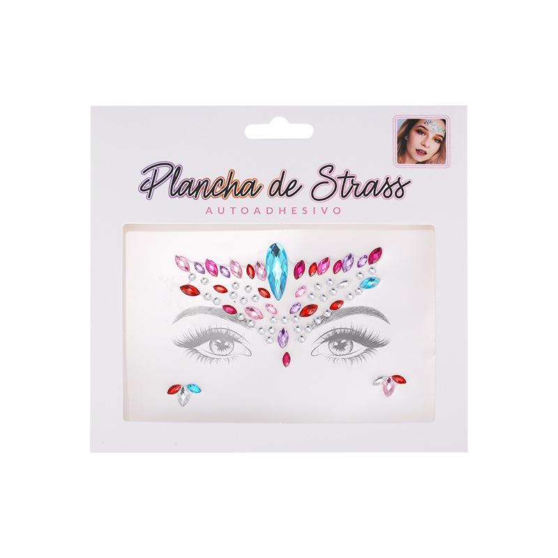 

Waterproof Long-lasting Unisex Diamond Forehead Sticker for Halloween & Festivals