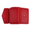 Women Wallet PU Leather Portable Fashionable Exquisite Elegant Card Holder Zipper Coin Purse Red