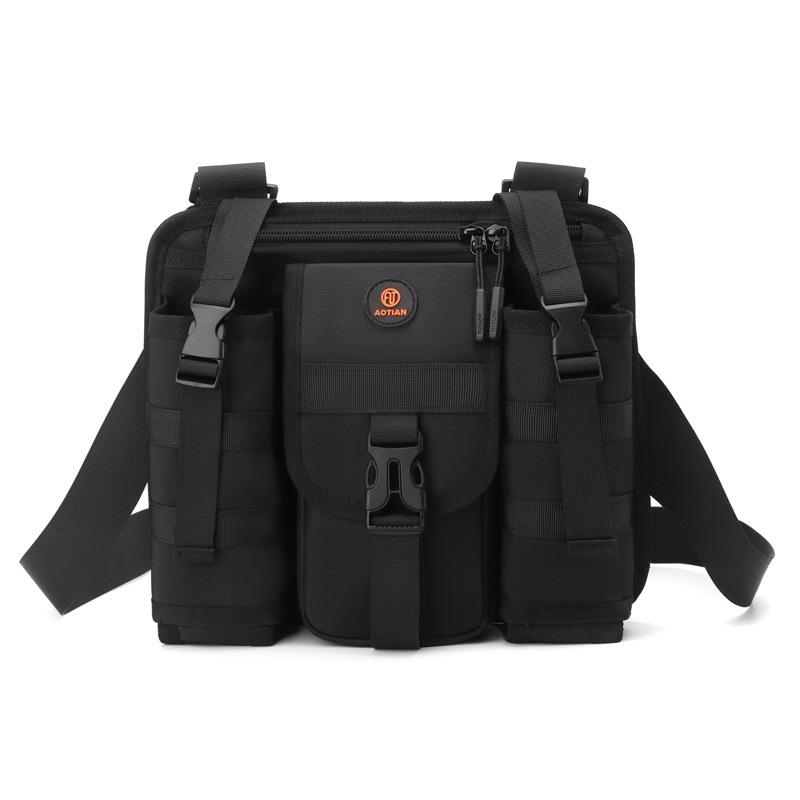

Outdoor Multifunctional Shoulder Bag Men s Water Kettle Bag чёрный