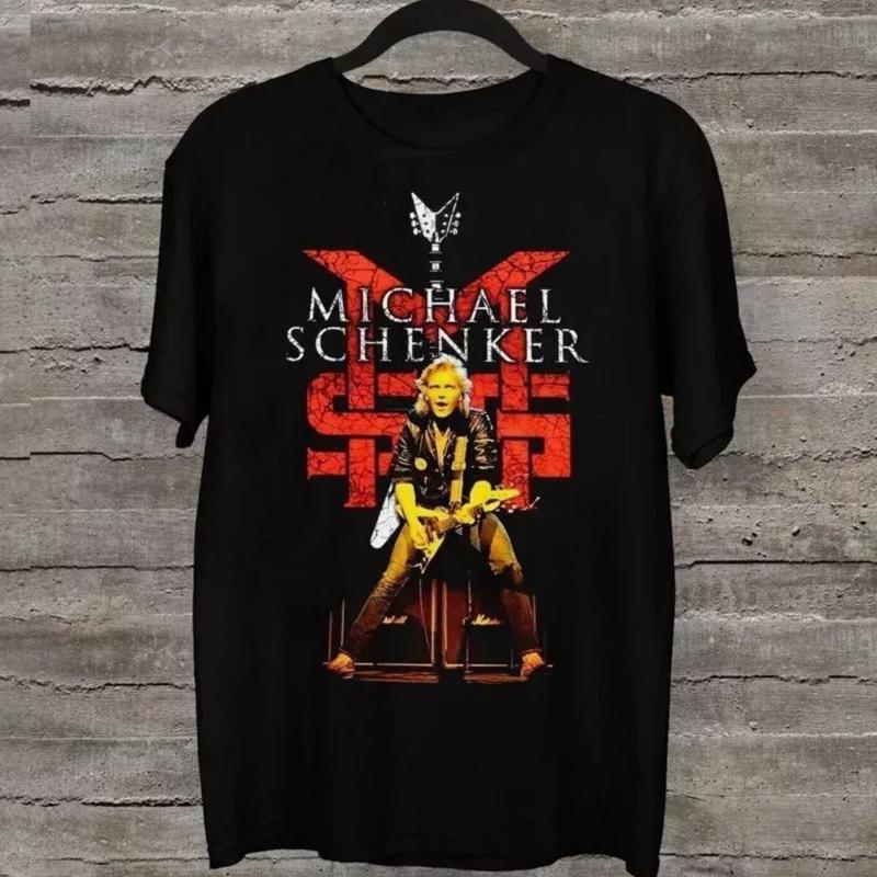 MICHAEL SCHENKER Wokalista Na Trasie Zespół UFO Koszulka Pełny Rozmiar S 5XL