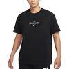 Nike T Shirts Men's Black Crew Neck Moderate Straight Fit FJ2341-010