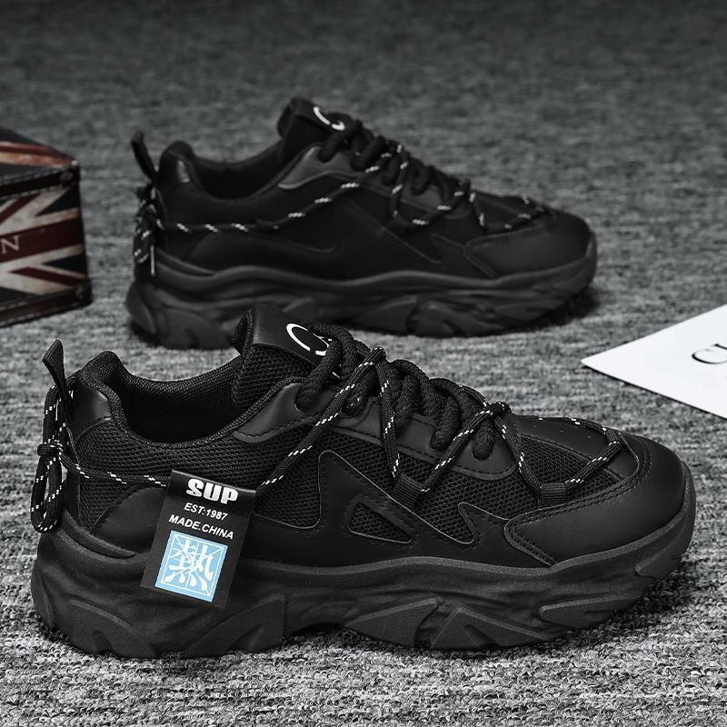 

Popular four-season dad shoes men s shoes fashion trendy shoes breathable mesh shoes student thick-soled wear-resistant casual sports shoes 44