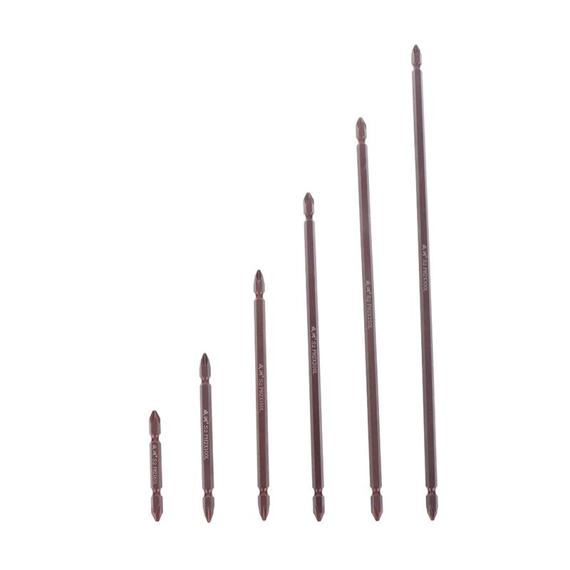 1 Bucată Oțel Aliat Cap Dublu Șurubelniță Electrică Bit Cruce Șurubelniță Electrică Unealtă de Mână