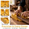 2 In 1 Design Measuring Cutting Tool Accurate Measuring Mitre Cutting Tool  For Carpenters