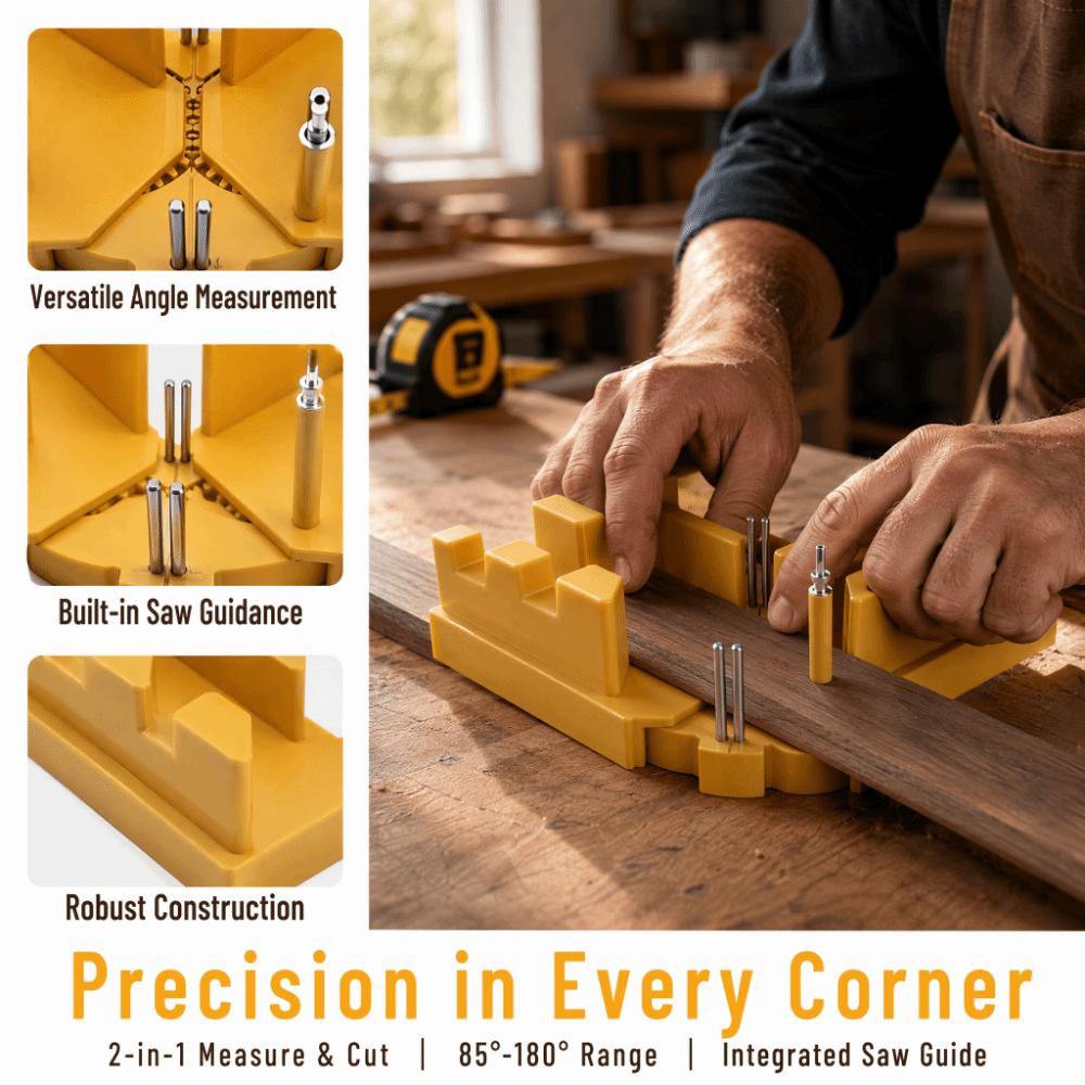 2 In 1 Design Measuring Cutting Tool Accurate Measuring Mitre Cutting Tool For Carpenters