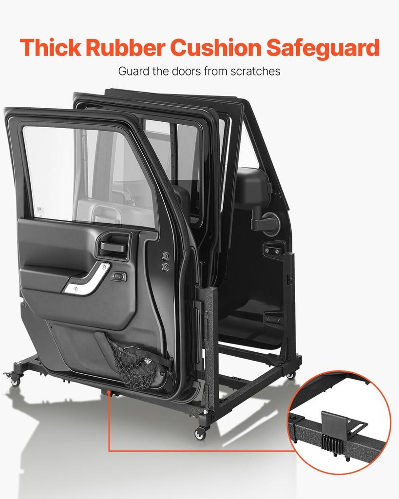 4 Doors Jeep Door Storage Cart for Jeep Wrangler JK JKU JL Gladiator