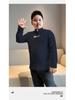 Plus Size Kids Long Sleeve T-Shirt for Boys & Girls - Thick Cotton Autumn/Winter Base Layer with Half-High Collar for Older Children.