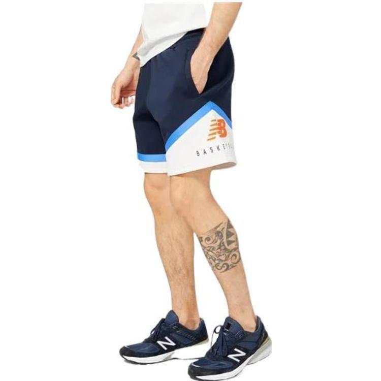 New Balance Sports Shorts Men's Navy Blue Moderate MS23589-ECL