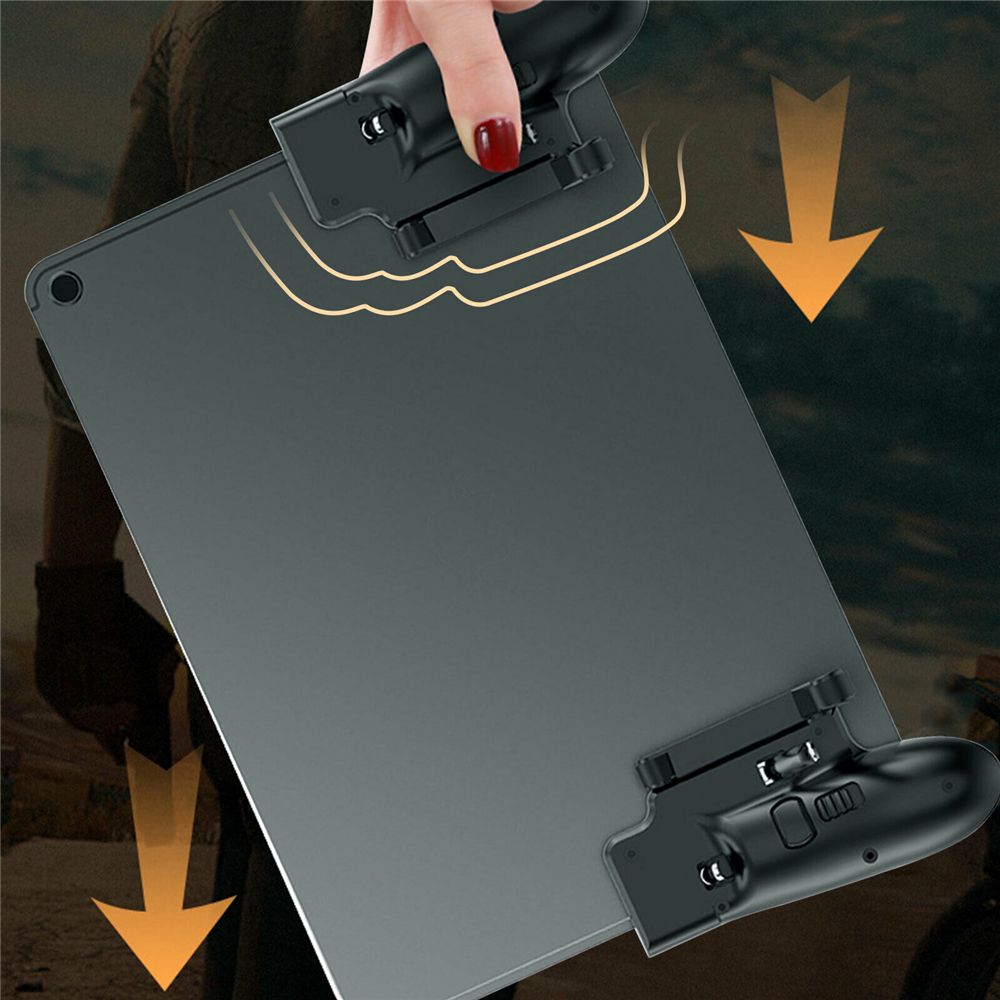 Metal Button Adjustable Mobile Gaming PUBG Game Trigger Controller for Tablet Joystick Gamepads