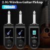 2.4GWireless Instrument Audio Transmission System 30-50M Range 48K/16bit Hi-Fi Sound for Electric Guitar/Euphonium/Digital Piano