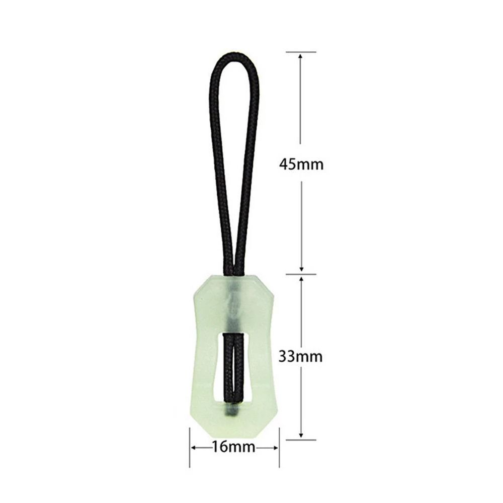 Markers Glow In The Dark Anti-theft Zipper Night Zipper Rope Tent Zippers Pull Rope Zipper Puller