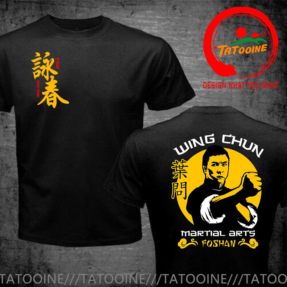Nuova Maglietta Divertente Wing Chun Kung Fu Grandmaster Ip Unisex Maglietta Unisex in Cotone Girocollo Kung Fu Cinese Magliette Hip Hop Top Maglietta Harajuku