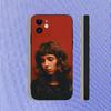 C-Clairo Charm Singer Für iPhone 17,16,15,14,13,12,11,X,XR,Air,Pro,Max,Plus Weiche Hülle Schwarze Handyhülle