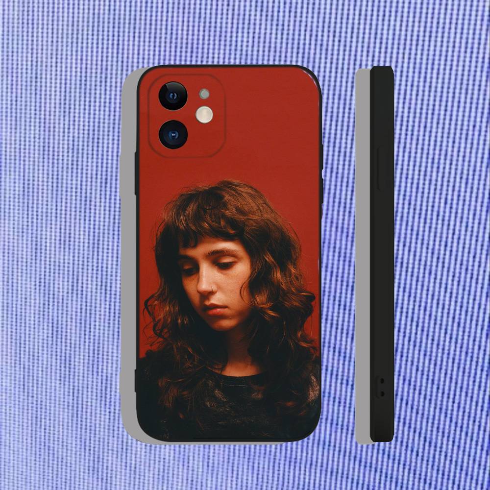 C-Clairo Charm Singer Für iPhone 17,16,15,14,13,12,11,X,XR,Air,Pro,Max,Plus Weiche Hülle Schwarze Handyhülle