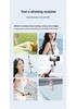 Portable Rechargeable Mini Fan with Colorful Lights - Strong Wind for Outdoor, Dorm, or Personal Use
