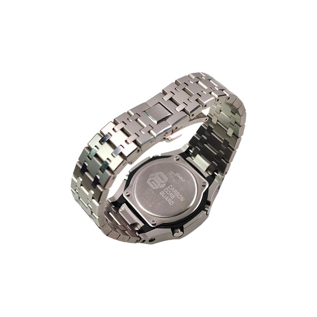 Casio Custom Collection GA2100 Quartz Movement Stainless Steel Strap Watch Men's Watches GA-2100SKE-7A(Watch3--)