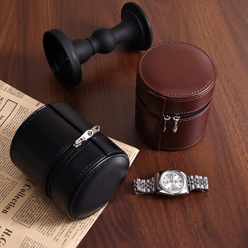 Multifunctional Fashion Watch Boxes Travel Portable Bag PU Leather Watch Box Jewelry Gift Storage Display Zipper Packaging Box