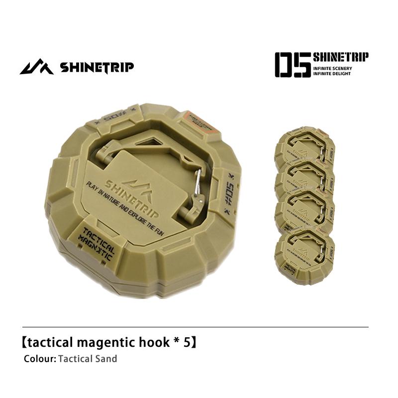 Shinetrip Sky Screen Magnetic Hook Tactical Double-sided Magnetic Hook Tactical Powerful Multi-functional Tent Fixing Hook