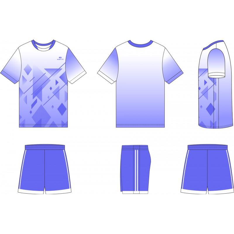 Unisex Badminton Sport Jersey Set Short Sleeve Training Uniform Team Competition