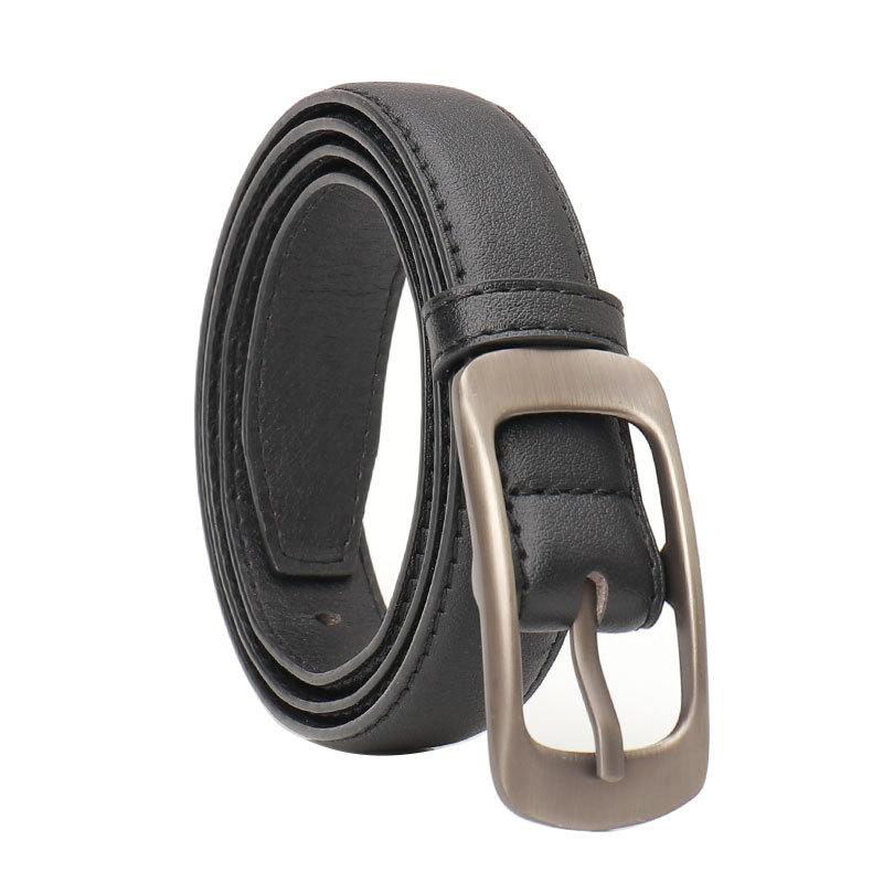 New Simple Casual Pin Buckle Women's Belt Versatile Suit Jeans Belt High-end Sense Men's and Lesbian Belt Women