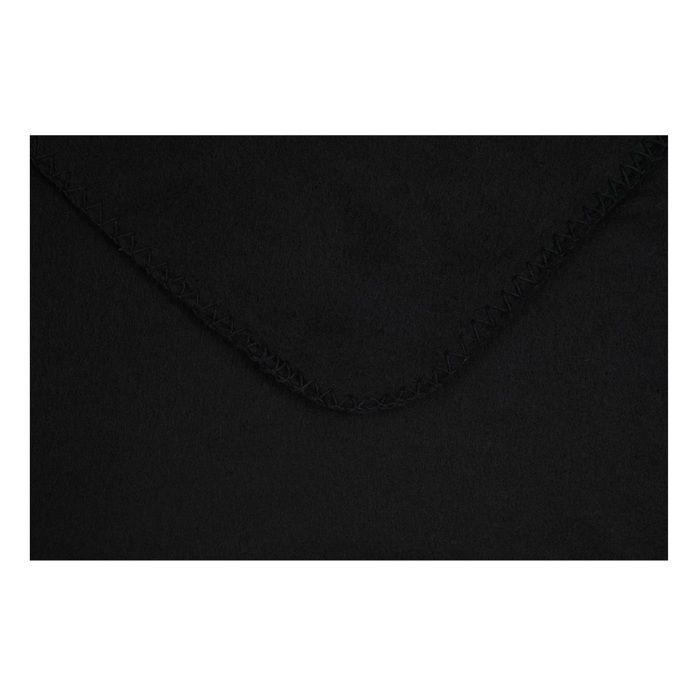 Plaid Polaire Carlton Uni 125 x 150 cm noir