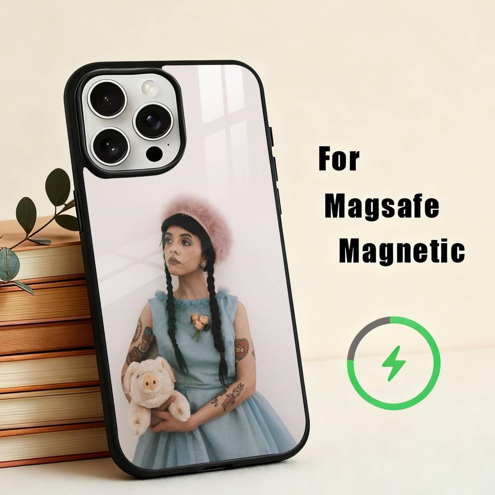 

Singer M-Melanie Portals M-Martinez Phone Case For iPhone 17,16,15,14,13,12,Plus,Pro,Max for Magsafe Magnetic Wireless Charging iPhone11PRO